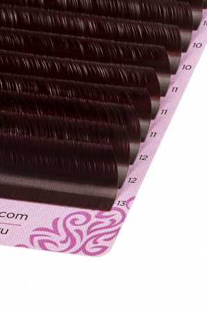 картинка Ресницы цвет «Мокка» ENIGMA (одна длина) 16 линий от магазина PRO Взгляд